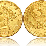 $10 Gold Liberty aka Eagle (1850 - 1907)
